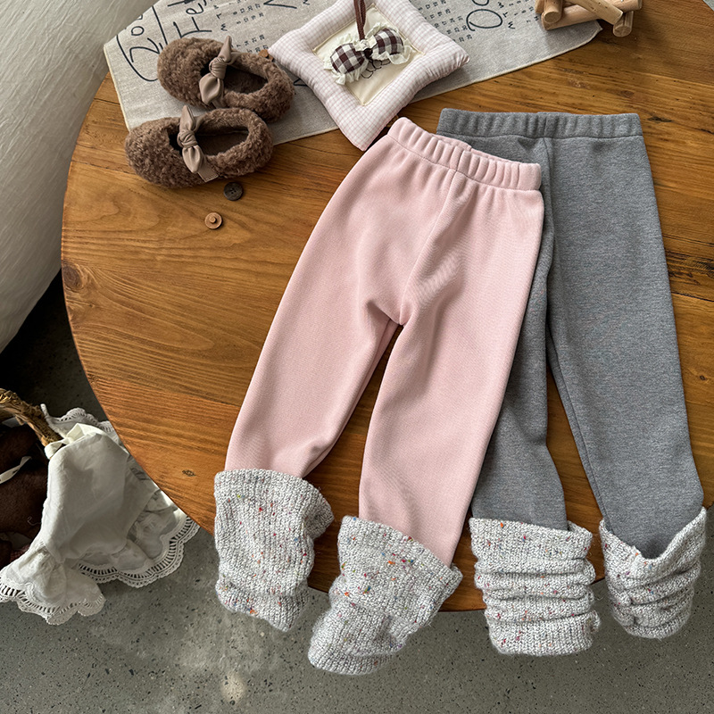 Baby Clothing Winter - Leggings para niñas pequeñas, pantalones rosas