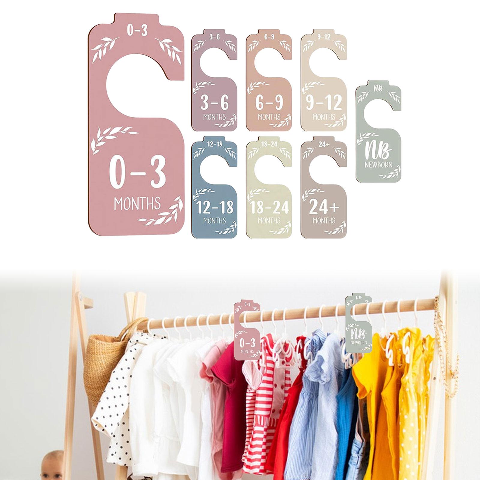 8 Separadores de Tallas para A - Baby Clothing Rack Gift reseña y precio