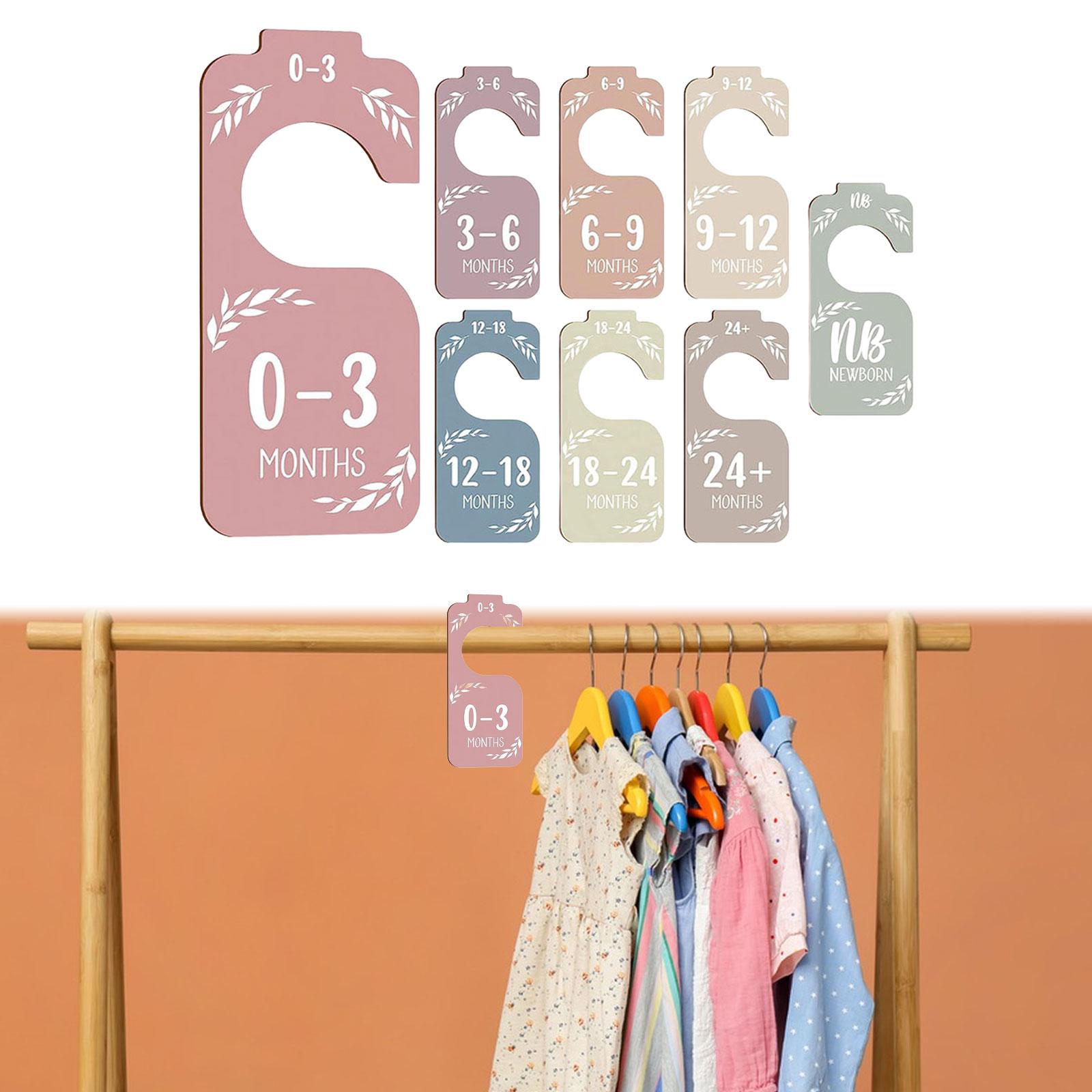 8 Separadores de Tallas para A - Baby Clothing Rack Gift reseña y precio