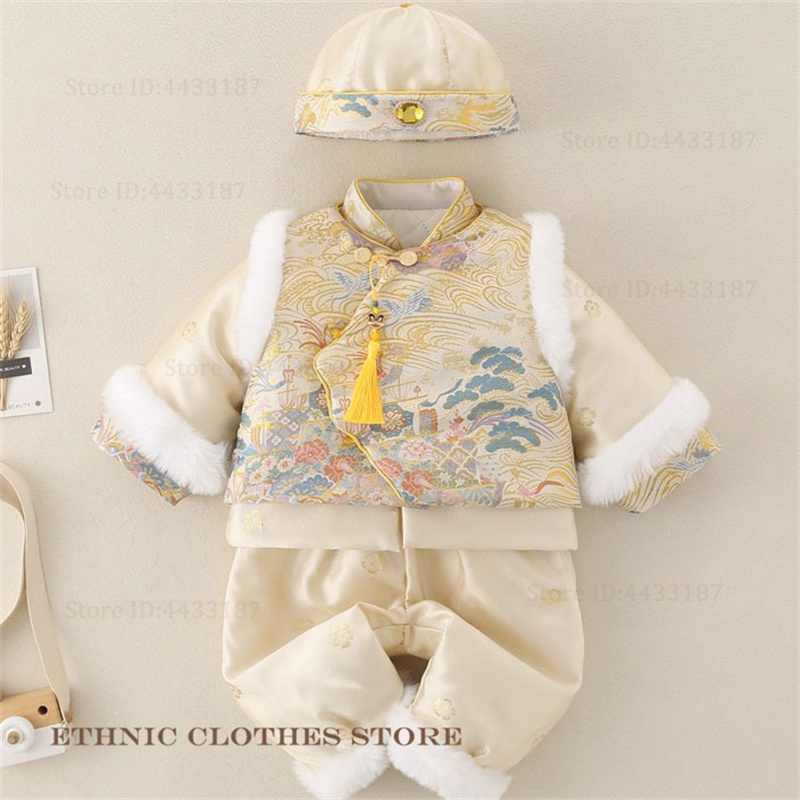 Traje Tang de cien días para n - Baby Clothing Winter reseña y precio