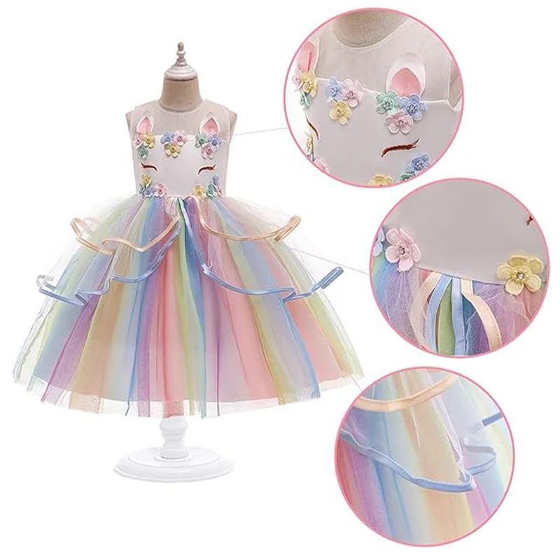 Vestido de princesa unicornio  - Baby Clothing Sizes reseña y precio