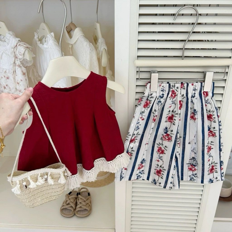 Conjunto de verano para niñas, - Baby Clothing Unique reseña y precio